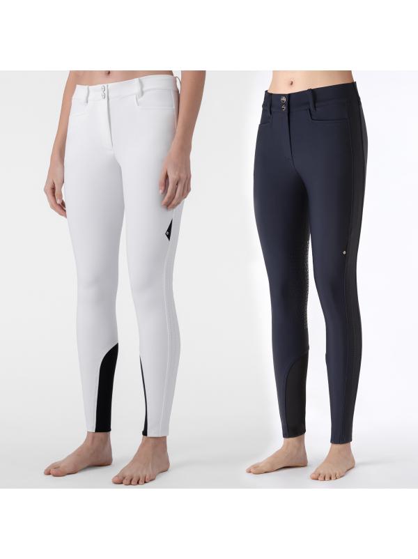 Pantaloni Vita Alta Endrakh Grip ginocchio EQUILINE